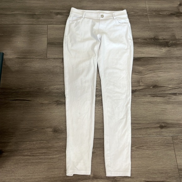 YELETE WHITE SKINNY JEGGING JEANS - Picture 4 of 8